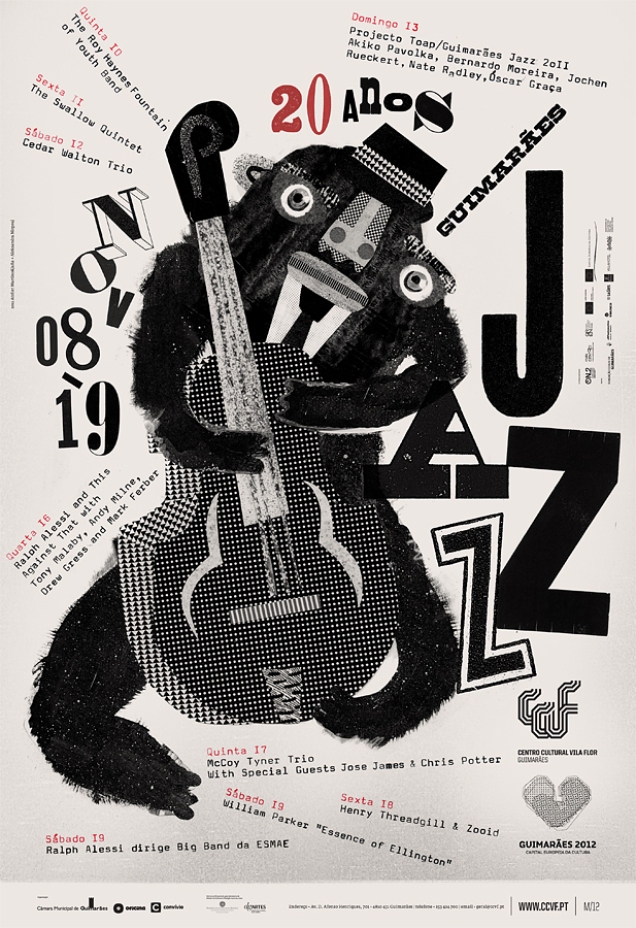 Jazz Guimares festival (illustrations d'Aleksandra Niepsuj)